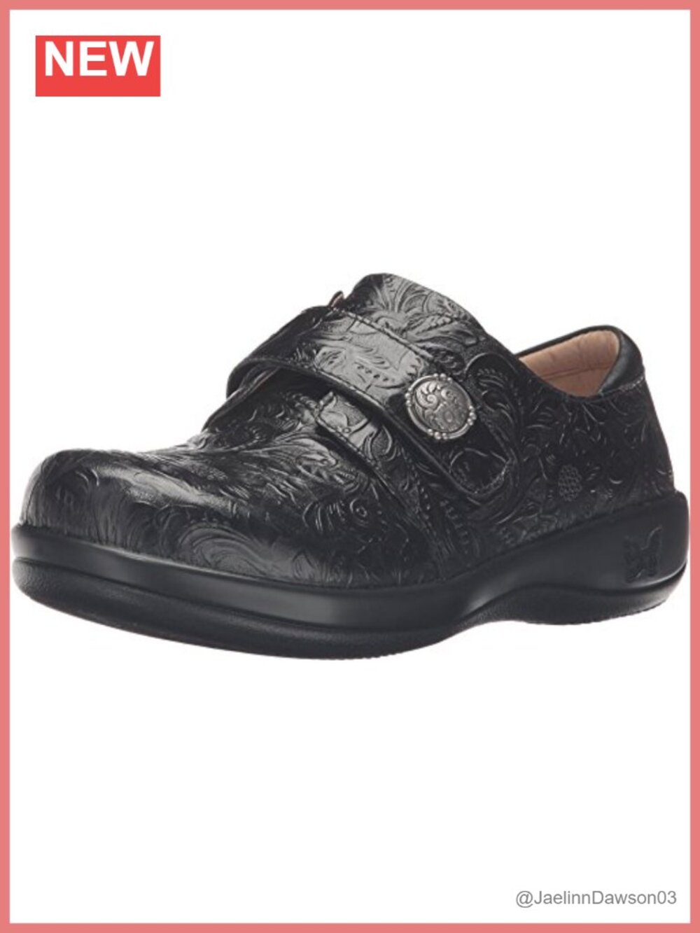 Leather Adjustable Strap Slip-On Loafers Women's Professional Shoes